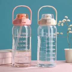 Mode Einfarbig Kunststoff Wasserflaschen