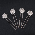 Imitated crystalCZ Fashion Geometric Hair accessories  Rose alloy NHHS0183Rose alloypicture2