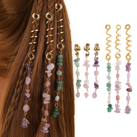 Retro Geometric Alloy Plating Hair Clip's discount tags