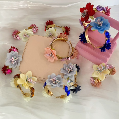Sweet Flower Alloy Women'S Earrings 1 Pair's discount tags