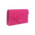Yellow Red Green Plush Polyester Solid Color Square Clutch Evening Bagpicture69