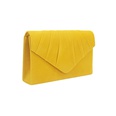 Yellow Red Green Plush Polyester Solid Color Square Clutch Evening Bagpicture62
