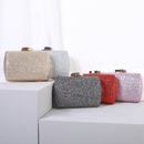 Red Black Pink Pu Leather Solid Color Square Clutch Evening Bagpicture9