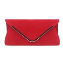 White Red Dark Blue velvet Plush Solid Color Square Clutch Evening Bagpicture45