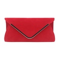 White Red Dark Blue velvet Plush Solid Color Square Clutch Evening Bagpicture49