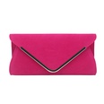 White Red Dark Blue velvet Plush Solid Color Square Clutch Evening Bagpicture53