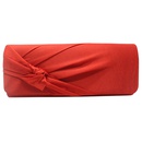 Red Blue Black Polyester silk Flower Square Clutch Evening Bagpicture17