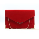 Red Purple Blue velvet Printing Square Clutch Evening Bagpicture15