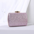 Red Black Pink Pu Leather Solid Color Square Clutch Evening Bagpicture12