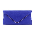 White Red Dark Blue velvet Plush Solid Color Square Clutch Evening Bagpicture54