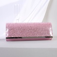 Yellow Black Pink Pu Leather Solid Color Square Clutch Evening Bagpicture12