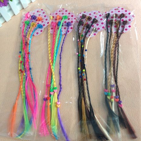 Cartoon Style Heart Shape chemical fiber Feather Braid Hair Accessories's discount tags