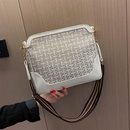 Unisex Small All Seasons Pu Leather Color Block Fashion Shell Zipper Crossbody Bagpicture47