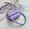 WomenS Small All Seasons Pu Leather Solid Color Fashion Square Magnetic Buckle Crossbody Bagpicture29