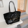 WomenS Large All Seasons Pu Leather Letter Fashion Square Magnetic Buckle Tote Bagpicture20