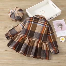 Preppy Style Plaid Woolen Girls Clothing Setspicture9