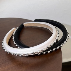 French Style Solid Color Cloth Hair Band 1 Piece