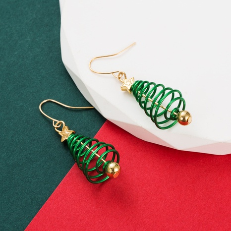 Fashion Christmas Tree Alloy Enamel Women'S Drop Earrings 1 Pair's discount tags