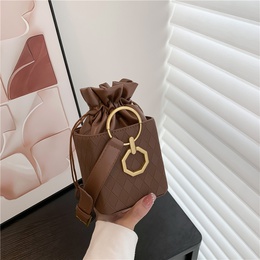 WomenS SpringSummer Pu Leather Solid Color Fashion Square String Shoulder Bagpicture13