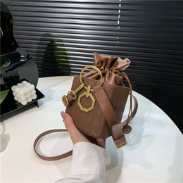 WomenS SpringSummer Pu Leather Solid Color Fashion Square String Shoulder Bagpicture9