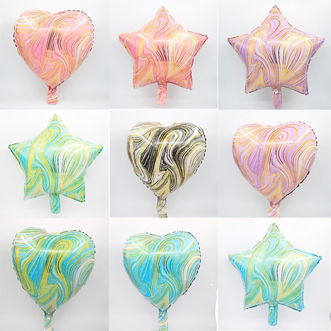 Birthday Star Heart Shape Aluminum Film Birthday Balloons's discount tags