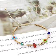 Bohemian Flower natural stone Glass Beaded Pearl Women'S Bracelets 1 Piece