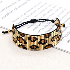 Ethnischer Stil Leopard Glas Perlen Frau Armbänder 1 Stück