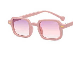 Fashion Solid Color Resin Square Full Frame Women's Sunglasses