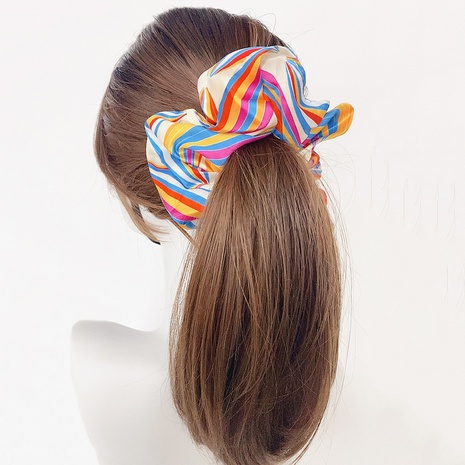 Fashion Ditsy Floral Polyester Printing Hair Tie's discount tags