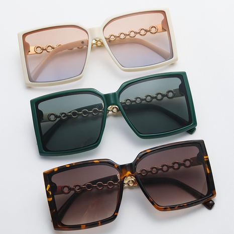 Fashion Solid Color Pc Square Full Frame Women's Sunglasses's discount tags