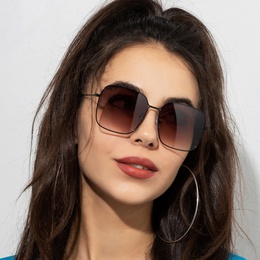 Fashion Solid Color Pc Square Full Frame Womens Sunglassespicture11