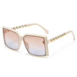 Fashion Solid Color Pc Square Full Frame Womens Sunglassespicture12