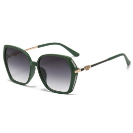 Fashion Solid Color Pc Polygon Full Frame Womens Sunglassespicture11