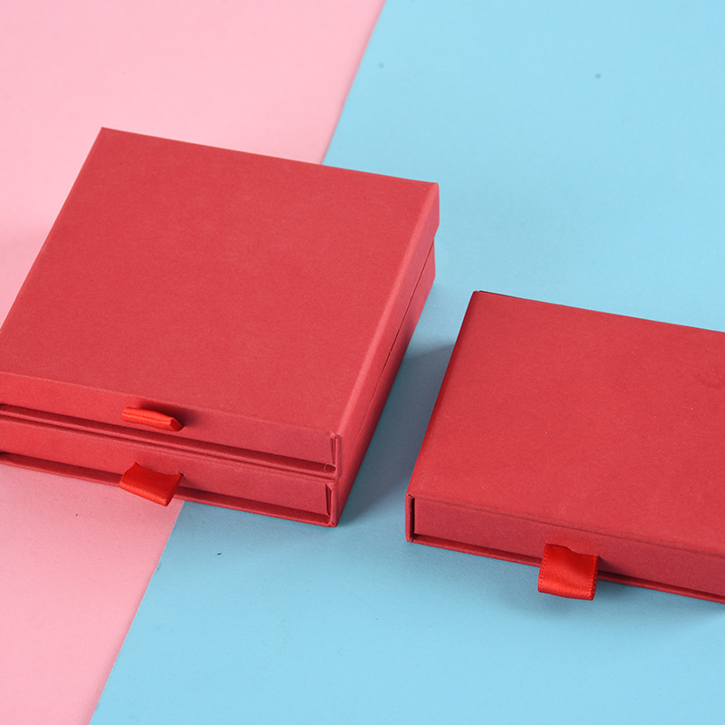Simple Style Solid Color Paper Jewelry Boxes 1 Piecepicture3