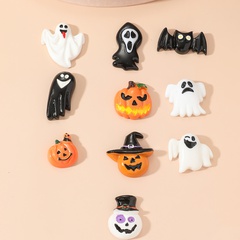 Punk Pumpkin Ghost Resin Jewelry Accessories 10 Pieces