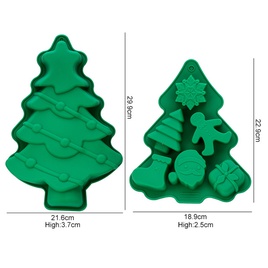 Christmas Fashion Christmas Tree Silica Gel Kitchen Moldspicture28