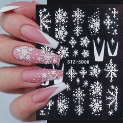 Fashion Snowflake Sticker Nail Patches 1 Piece