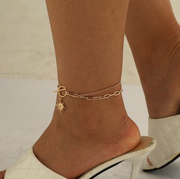 Fashion Solid Color Alloy WomenS Anklet 1 Piecepicture9