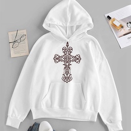 Casual Cross Polyester Hooded Long Sleeve Regular Sleeve Printing Hoodiepicture13