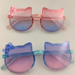 Cute Cat Pc Special-Shaped Mirror Full Frame Kids Sunglasses