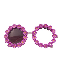 Fashion Flower Pc Round Frame Full Frame Kids Sunglassespicture9