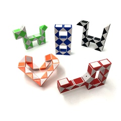 Creative 24 Segment Rubik's Snake Folding Deformation Cube Toys