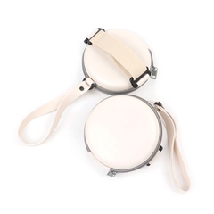 Folding Sonnenbrille Tragbare PU Runde Zipper Gläser Lagerung Box