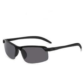 Fashion Solid Color Tac Square Half Frame Womens Sunglassespicture5