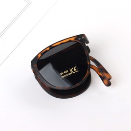 Fashion Solid Color Resin Round Frame Full Frame Kids Sunglassespicture10