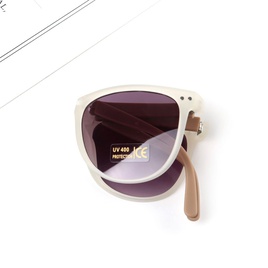 Fashion Solid Color Resin Round Frame Full Frame Kids Sunglassespicture16