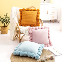 Fashion Solid Color Polyester Pillow Cases