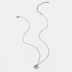 Simple Style Geometric Alloy Inlay Rhinestones Women'S Necklace 1 Piece