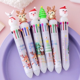 Cartoon Cute Christmas Deer Ballpoint Pen Ten Color Penpicture15