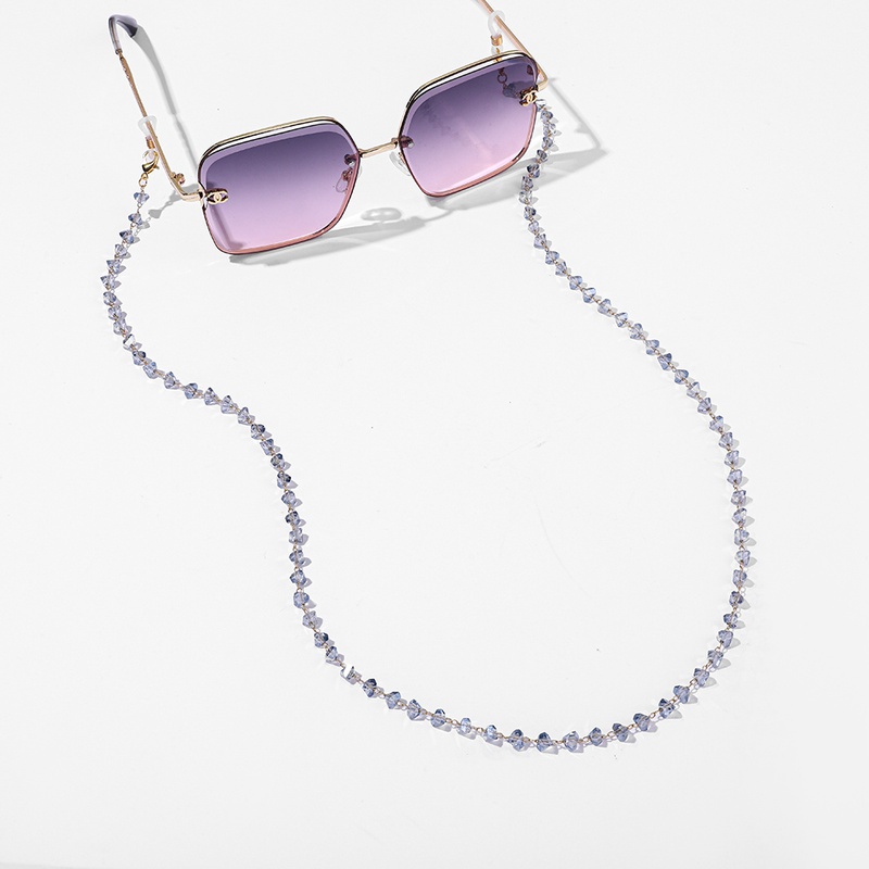 Simple Style Geometric Glass WomenS Glasses Chain